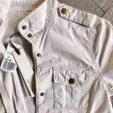 Neutral Colored Cargo Utility Jacket XS Tan Photo 9