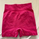 SheIn Athletic Hot Pink One Shoulder Set Photo 3