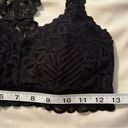 Maurice's Maurice’s Womens XS Black Floral Lace Padded Racerback Bralette Lightweight Photo 5