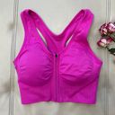 Danskin Hot Pink Zip Up Sports Bra Photo 0