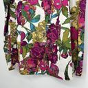 Lane Bryant NEW  Vibrant Floral A Line Skirt Pink Green Stretch Knee Length Sz 26 Photo 6