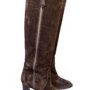 PARKE Marion  Dolly 85 Chocolate Brown Knee High Boots size 37 Photo 8