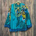 Hale Bob Cabana Silk Beaded Tunic Coverup Photo 0