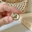 American Vintage Vintage “Gilda” Gold Glitter Ring Stacking 5.5 Classic Femme Glam  Photo 5