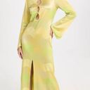 Alexis  Serena Dress in Lime Waves XSmall New Womens Long Maxi Gown Photo 11