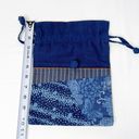 Handmade Denim Patchwork Pouch NWOT Blue Photo 7