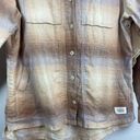 Rei Co-op  Brown Tan Plaid Trailsmith Button Up Long-Sleeve Shirt Size S Photo 5