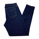 Mossimo Denim Mossimo Curvy Skinny Jeans Size 12 R/R Blue Stretch Denim Mid Rise Photo 2