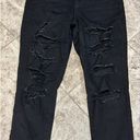 American Eagle  Curvy High-Rise Ripped Jegging Black Photo 3