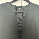 Oscar de la Renta  Expressions Bow Blouse Black Photo 3