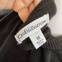 Croft & Barrow Black button Cardigan sweater Size Medium Photo 4