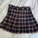 Divided Plaid Skirt Photo 4