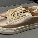 Soludos  Ibiza Metallic Platform Sneaker in Rose Gold Womens Shoes‎ size 7 Photo 2