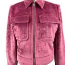 Nine West NWT -  Velour Bomber Jacket - Size XS Photo 3