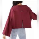 We The Free Free people  Bunny tee flare sleeves boho‎ In Maroon Size Medium Photo 1