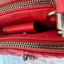 Guess NWOT Tangerine Quilted Leather Crossbody Satchel/Shoulder Bag Photo 4