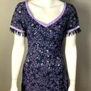 Betsey Johnson Vintage Betsy Johnson long Dress Black label witch black pink eyelet size s Photo 2