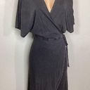 l*space New. L* distressed black wrap dress. Small. Retails $178 Photo 0