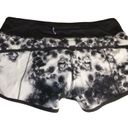 Lululemon  Speed Shorts black roses black white womens running 4 Photo 2