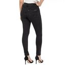 Seven7 NWT  Tummyless High Rise Skinny Jeans Sz 10 Black Distressed Photo 3