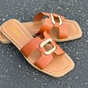 Soda Shoes Cognac Sandals Photo 2