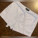 Banana Republic Linen Blend Striped Shorts with Front Built-in Belt - si… Photo 3