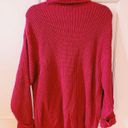 American Eagle OVERSIZED RED TUNIC SWEATER Photo 1