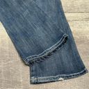 Wrangler Bootcut Stone Washed Blue Jean Womens 7/8 (32X32) Low Rise Embellished Photo 6