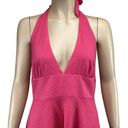 J.Crew  Womens Halter Neck Pink Sleeveless Dress Size 12 Y2K 2006 Photo 4