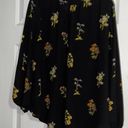 Carmen Marc Valvo Carmen - Black Floral Blouse Silver Zipper - 1X Photo 3