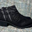 blowfish  Malibu Wander Zip Heeled Booties in Black Rocky Oak Photo 0