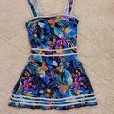 Shore Shapes Swimwear | tropical floral swim dress Blue Photo 0