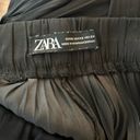 ZARA Crinkled Satin-Effect Wide Leg Pants Photo 2