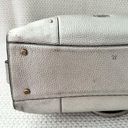 Coach  Mercer 30 Top Handle Satchel Silver Metallic Shoulder Strap Bag Tote Photo 8