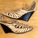 Ralph Lauren Lauren  Damalisa tan strappy wedge sandal women 8 Photo 5