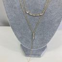 NWT Argento Vivo Layered Gold Drop Necklace Photo 1