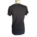 Felina  Black Cotton Blend Short Sleeve Shirt Size Medium NWOT Photo 1