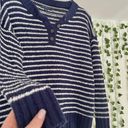 American Eagle Outfitters Navy & White Striped Jegging Fit Coastal Sweater Photo 2