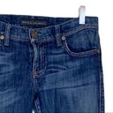 Rock & Republic  Women's 8" Low Rise Boot Cut Jeans Medium Blue Wash Size 28 Photo 4