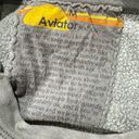 Aviator Nation  Grey Rainbow Crewneck Sweatshirt Women’s Medium Photo 3