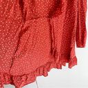 Realisation Par  The Alexandra Red Star Silk Wrap Dress Sz Small Photo 5