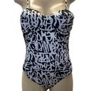 One Piece Glam rocks  graffiti print bodysuit with padded cups Size XL New Photo 0