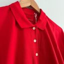 Everlane  | The Oversized Polo Top | Goji Berry Red | Sz S | NWT Photo 4