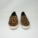 Birdies  The Swift Cheetah Leopard Animal Print Calf Hair Slip On Flat Sneakers 8 Photo 1