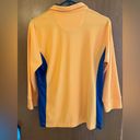 EP Pro  Tour Tech Womens Large Yellow Blue Golf Shirt Photo 2