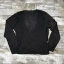 Michelle Mason  sheer knit crossover sweater small Photo 7