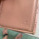 Gucci Pink Monogram Wallet Photo 3