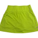 Prince Mini Skort High Waisted Exercise Skirt in Neon Yellow Photo 0