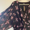 City Chic  Dress Ditsy Bloom Dress in Dusty Ditsy Sz 20 NWT Black & Pink Floral Photo 7