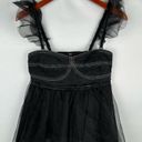 Pilcro  Tulle Babydoll Blouse Photo 2